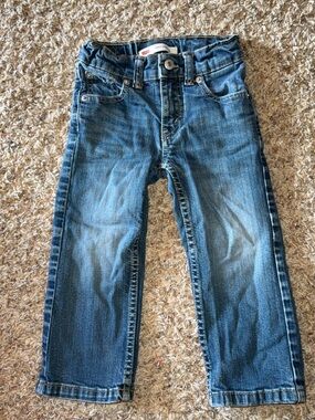 Levi’s 505 Jeans Boys Size 2T Dark Wash Straight Leg